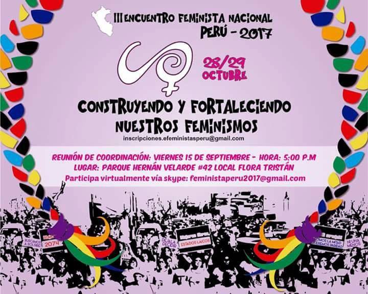 Encuentro Feminista Nacional – Perú 2017